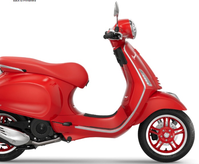 2025 VESPA Primavera 150 RED